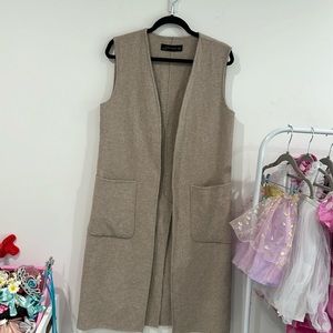 Zara wool blend vest